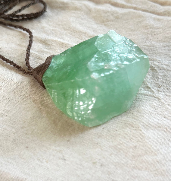 Green Calcite Necklace