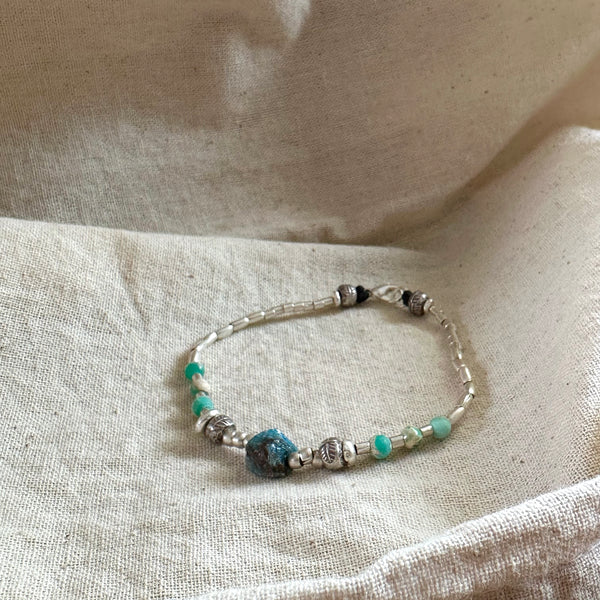 Apatite, Sea Jasper Bracelet