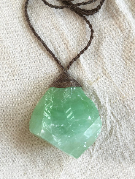 Green Calcite Necklace