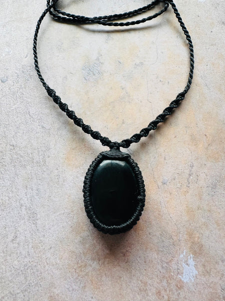 Black Obsidian Necklace